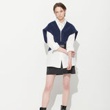 SARA ZIPUP VEST, NAVY (6626762653814)