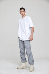 mii ロゴオーバーサイズTシャツ / mii LOGO OVERSIZED T-SHIRT WHITE