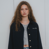 Cotton Trucker Jacket (NAVY)