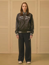 ヴァーシティジャケット/SUPERIOR GLOSSY VASITY JACKET (NAVY)