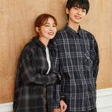 レイラクラウディーチェックシャツ / Layla The reason for love Cloudy Check Shirt S72 Navy (6550302326902)