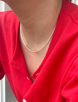 [92.5silver] mix pearl necklace