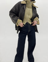 no.7100クロスブラッシュドワイドパンツ/no.7100 Cloth brushed wide pants