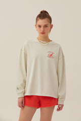スポーツピグメントロングTシャツ／KIRSH SPORTS PIGMENT LONG SLEEVE T-SHIRT [IVORY]