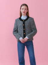 BLAIR TWEED JACKET_BLACK (6612507951222)