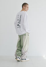 マルチロゴクルーネック / BSR2223FWPO073 MULTI LOGO CREWNECK WHITE