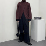 ツーウェイスリットニットウェア/OW Two-way Slit Turtleneck Knitwear (3 colors)