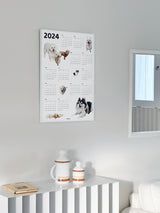 2024 DOG POSTER CALENDAR [A3]