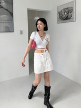 カートミニスカート/Cart Mini Skirt (3color)