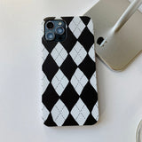 Argyle - Heart Argyle Phone Case_matt