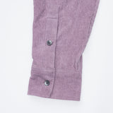 コーデュロイシャツ パーカー / corduroy shirt hoodie [purple]