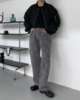 SI クロップドシャーリングアビエーションジャンパー / SI Cropped Shirring Aviation Jumper (2 colors)