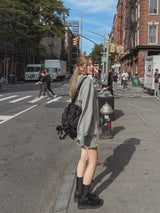 (UNISEX) ベーシックツーウェイ起毛フード