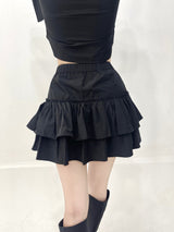 1020. Rosen span cancan mini sk (2color)