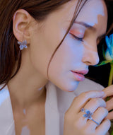 ブルーブロッサムリング/Blue Blossom Ring (silver)