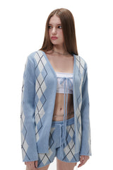 アーガイルカーディガン/ARGYLE CARDIGAN