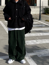 アデルコーデュロイダブルピンタックパンツ / ADEL CORDUROY DOUBLE PINTUCK PANTS