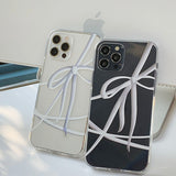 ピンクルーズリボンiPhoneケース