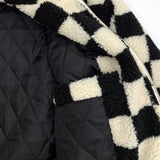 UIウールチェックタートルネックジップアップ/UI Wool Check Turtleneck Zip-Up (2 colors)