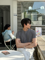 デイパーフェクトマッスルフィットアイスバンドショートスリーブTシャツ / Day Perfect Muscle Fit Ice Bundo Short-Sleeved T-Shirt (9 colors)