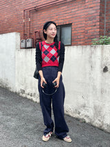 Scottish fish knit vest