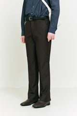 Back Zipper Slacks brown (6683655241846)