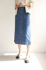 ローザデニムスカート / ROSA DENIM SK / H LINE SKIRT