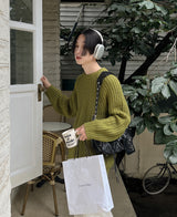ボーイフレンドオーバーニット (3 color)