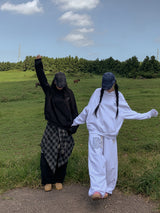 (UNISEX) チャントレタリングスナップフード