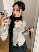 センターポイント長袖Tシャツ