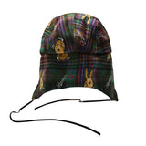 パットイヤーフラップハット / BSR2223FWCP014 BR PAT EARFLAP HAT GREEN CHECK