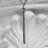 レタリングバーチェーンネックレス/Lettering Bar Chain Necklace (3823423291510)