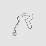< AKMU LEE CHANHYUK Wear > CIRCLE RING NECKLACE (6690773598326)