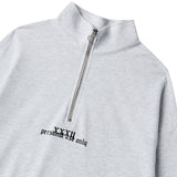 アノラックスウェット/ANORAK SWEAT SHIRT-WHITE MELANGE
