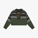 インディーレースアップセーター / INDI LACE UP SWEATER