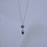 skull heart kitsch necklace