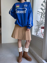 スポーティラインスウェットシャツ/Sporty Line Sweatshirt (2color)