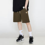 ジッパーロジックフラワーベアホワイトクリップショートパンツ/[UNISEX] Zipper Logic Flower Bear White Clip Shorts