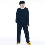 WOVEN T-SHIRT NAVY