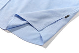 リセントロゴオックスフォードシャツ / RECENT LOGO OXFORD SHIRT_SKY BLUE