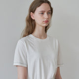 グレインコットンハーフTシャツ / Grain cotton half t-shirt