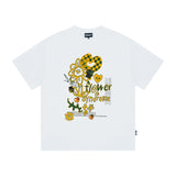 フラワーシンドロームTシャツ/ flower syndrome t-shirts -white