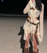 Alona 4PS Cover-Up Bikini Set