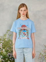 ローズガーデンTシャツ / Rose Garden T-Shirt (Light Blue)