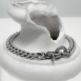 7mm クリップ クラシック チェーン ブレスレット / [BLESSEDBULLET]7mm clip classic chain bracelet_vintage silver
