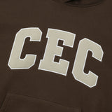  CEC ARCH LOGO HOODIE(BROWN)
