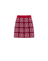 GRANNY SQUARE KNIT MINI SKIRT RED (6691438526582)
