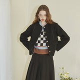 Round Elbow Shaped Jacket (Black) (6681261899894)