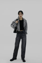 ミルクウォッシュドデニムパンツ / Milkwashed denim pants (2color)