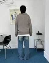 ブラッシュワイドデニムパンツ / Brush wide denim pants